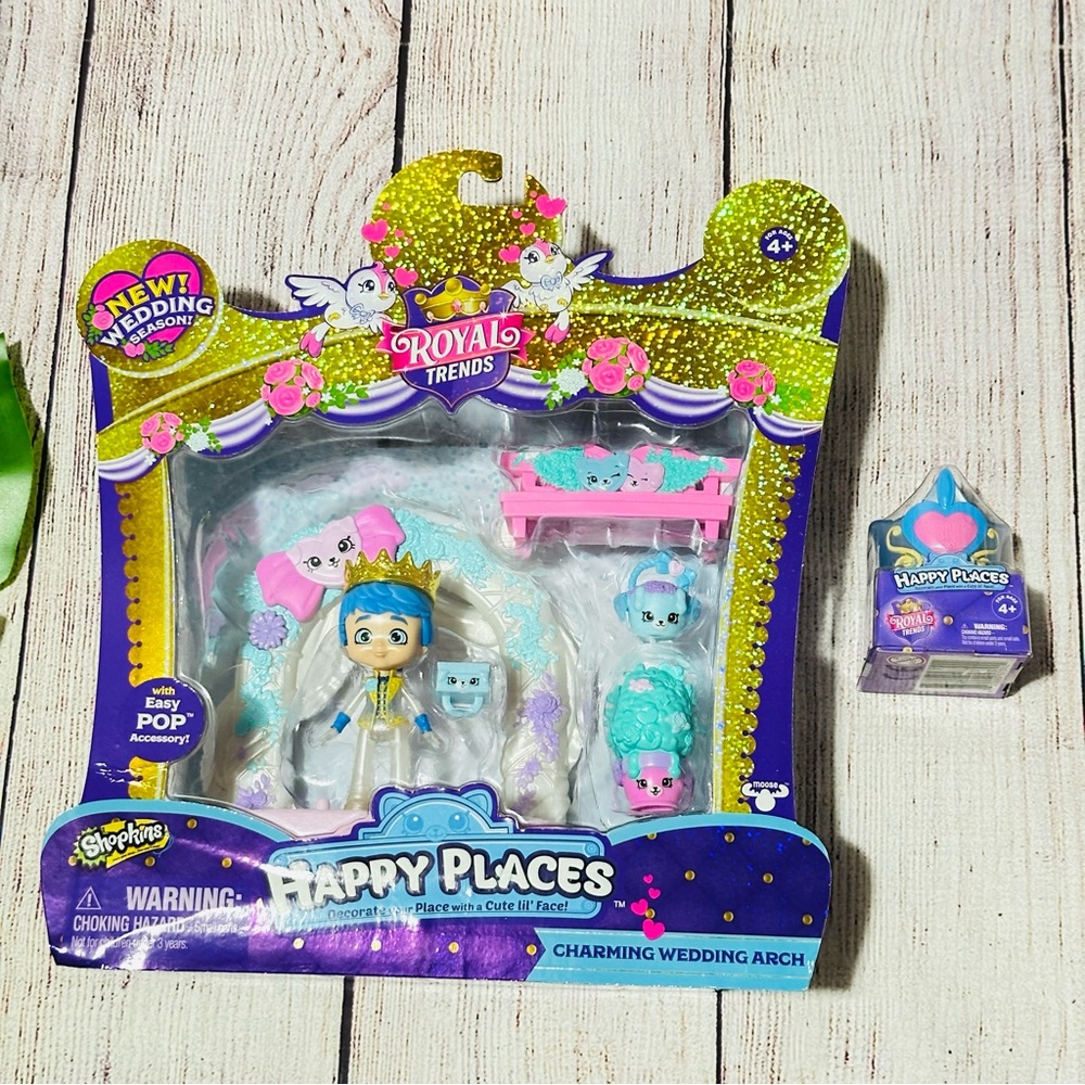 Shopkins Royal Friends Happy Places Lot NEW